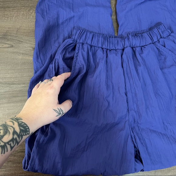 Vintage 80s Purple High Waist Joggers Pants - Picture 3 of 6